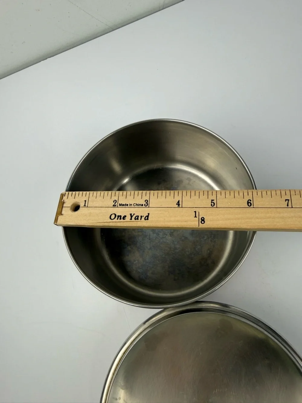 1801 Revere Ware 1 1/2 Qt Copper Bottom Pan Pot w/Lid Clinton IL USA Stainless